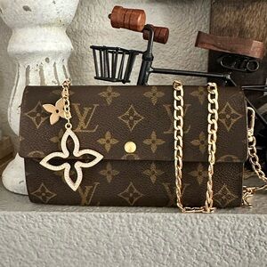 AUTHENTIC Louis Vuitton Monogram Portefeiulle Sarah Long Bifold Wallet converted